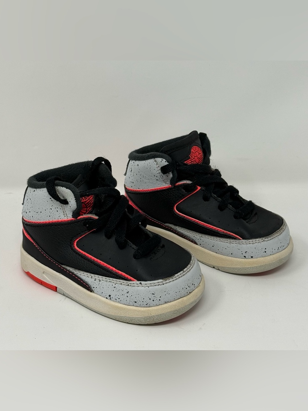- Nike Air Jordan 2 Retro Infrared Toddler Sneakers Size 5C shoes 395720-023